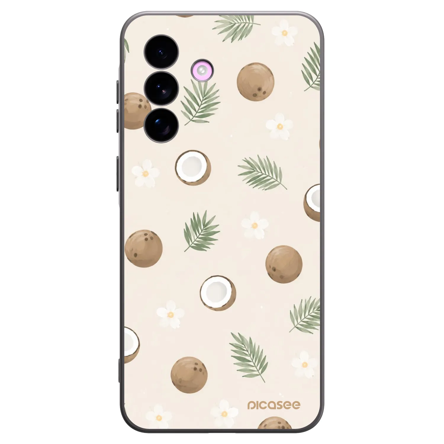 Picasee Μαύρη θήκη σιλικόνης για Samsung Galaxy A57 5G - Coconut Breeze