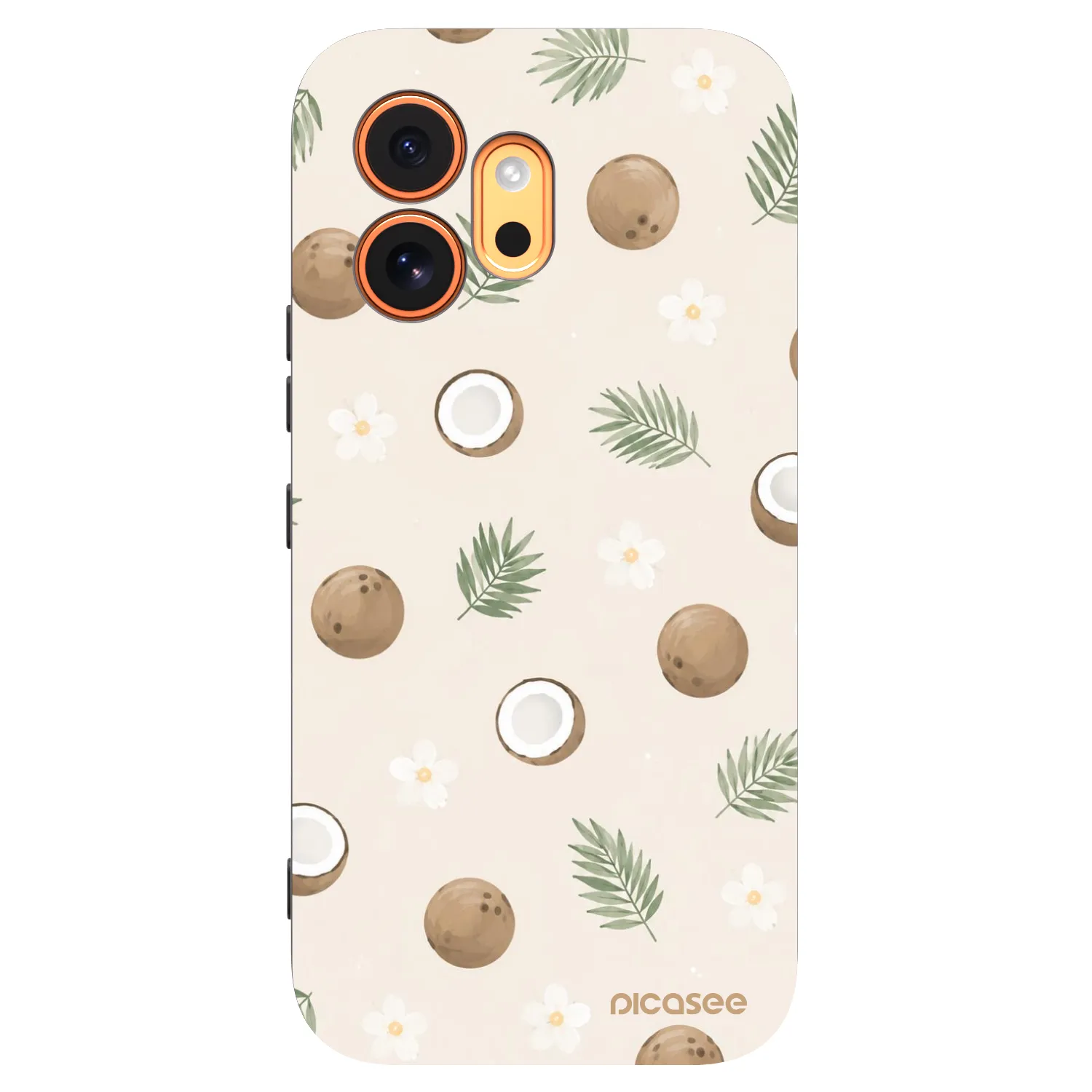 Picasee Μαύρη θήκη σιλικόνης για Honor 600 - Coconut Breeze