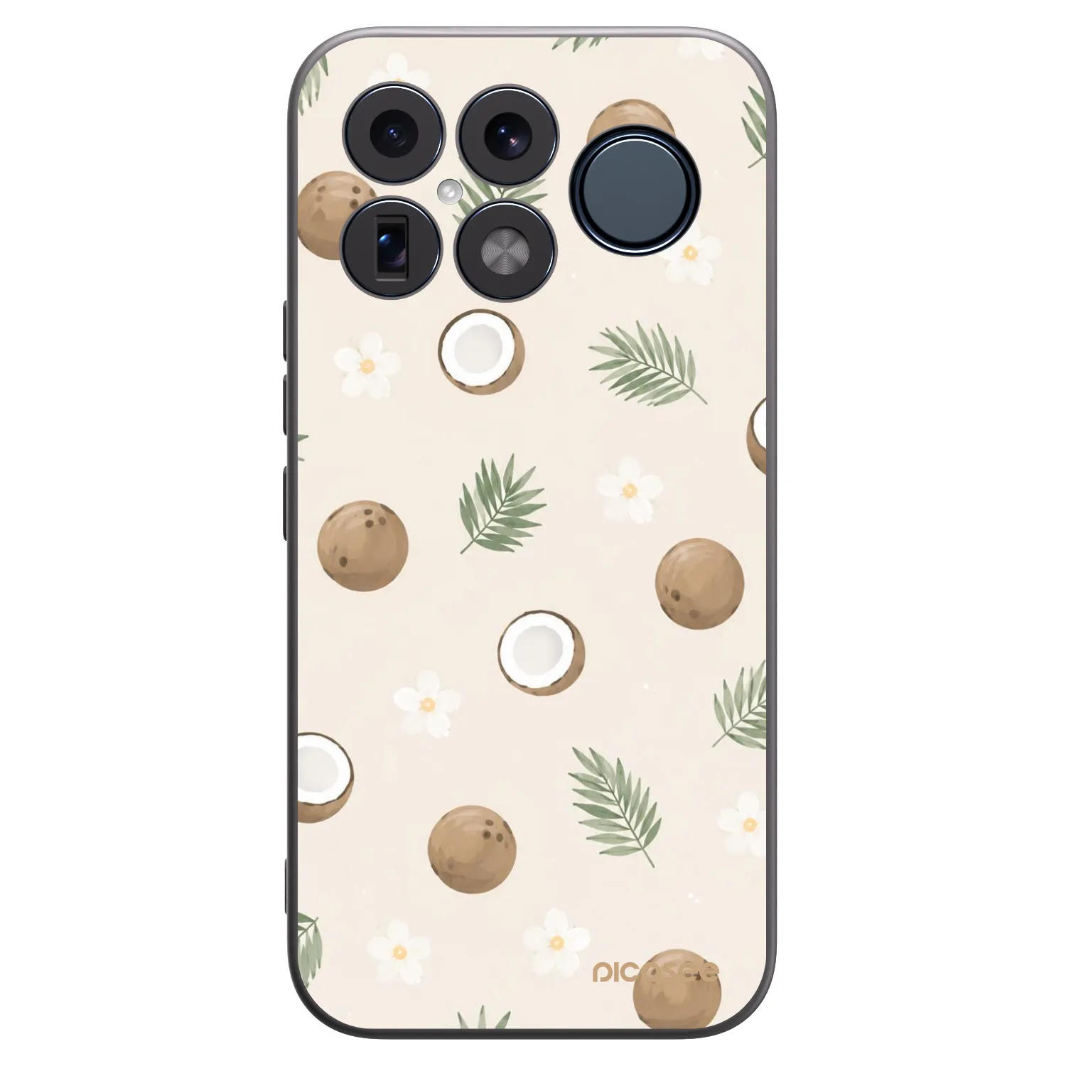 Picasee Μαύρη θήκη σιλικόνης για Xiaomi Poco F8 Ultra - Coconut Breeze
