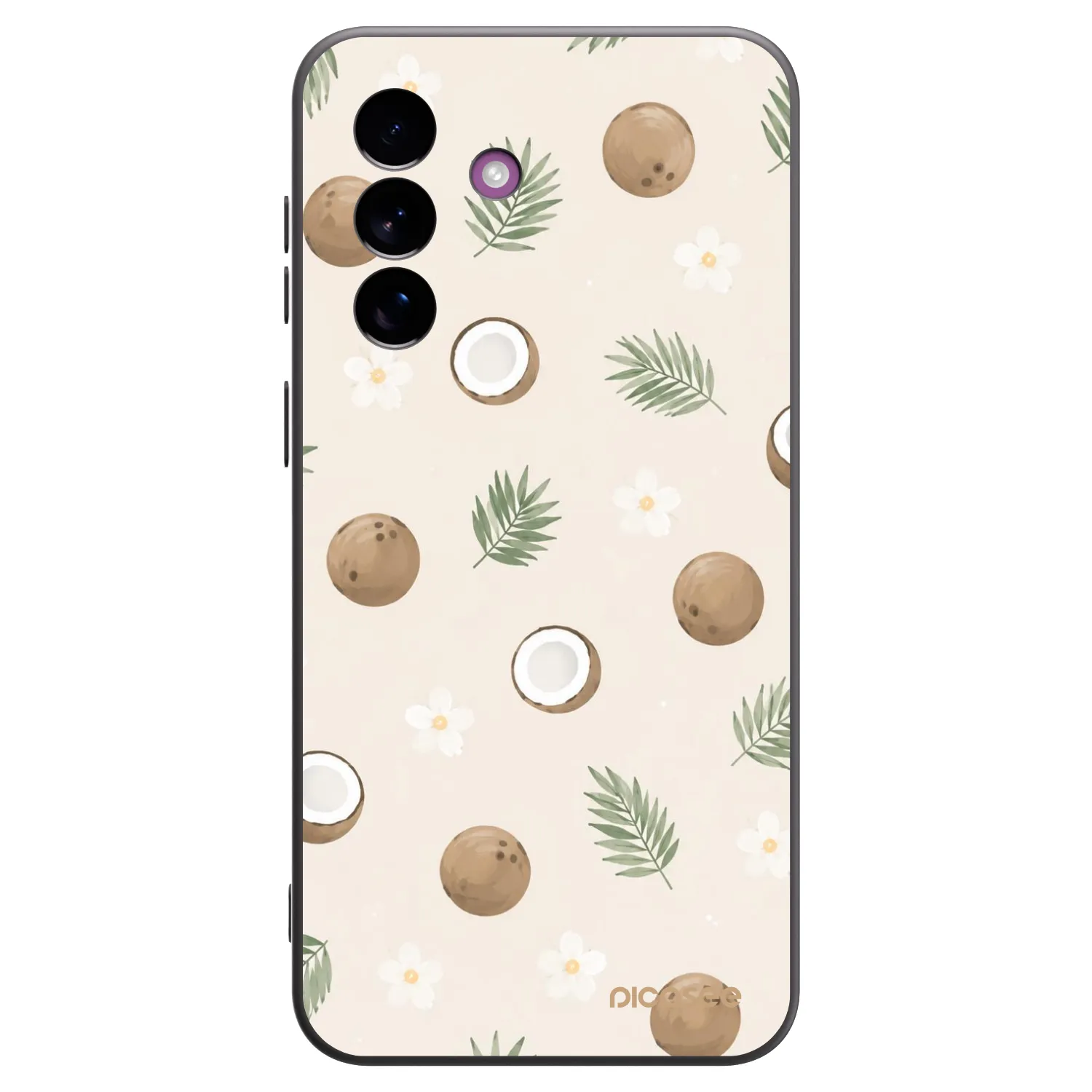 Picasee Μαύρη θήκη σιλικόνης για Samsung Galaxy A37 - Coconut Breeze