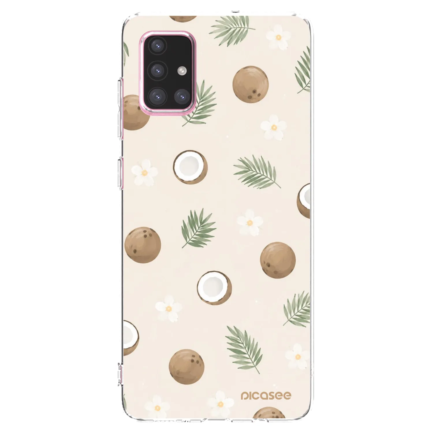 Picasee διαφανής θήκη σιλικόνης Samsung Galaxy A71 A715F - Coconut Breeze