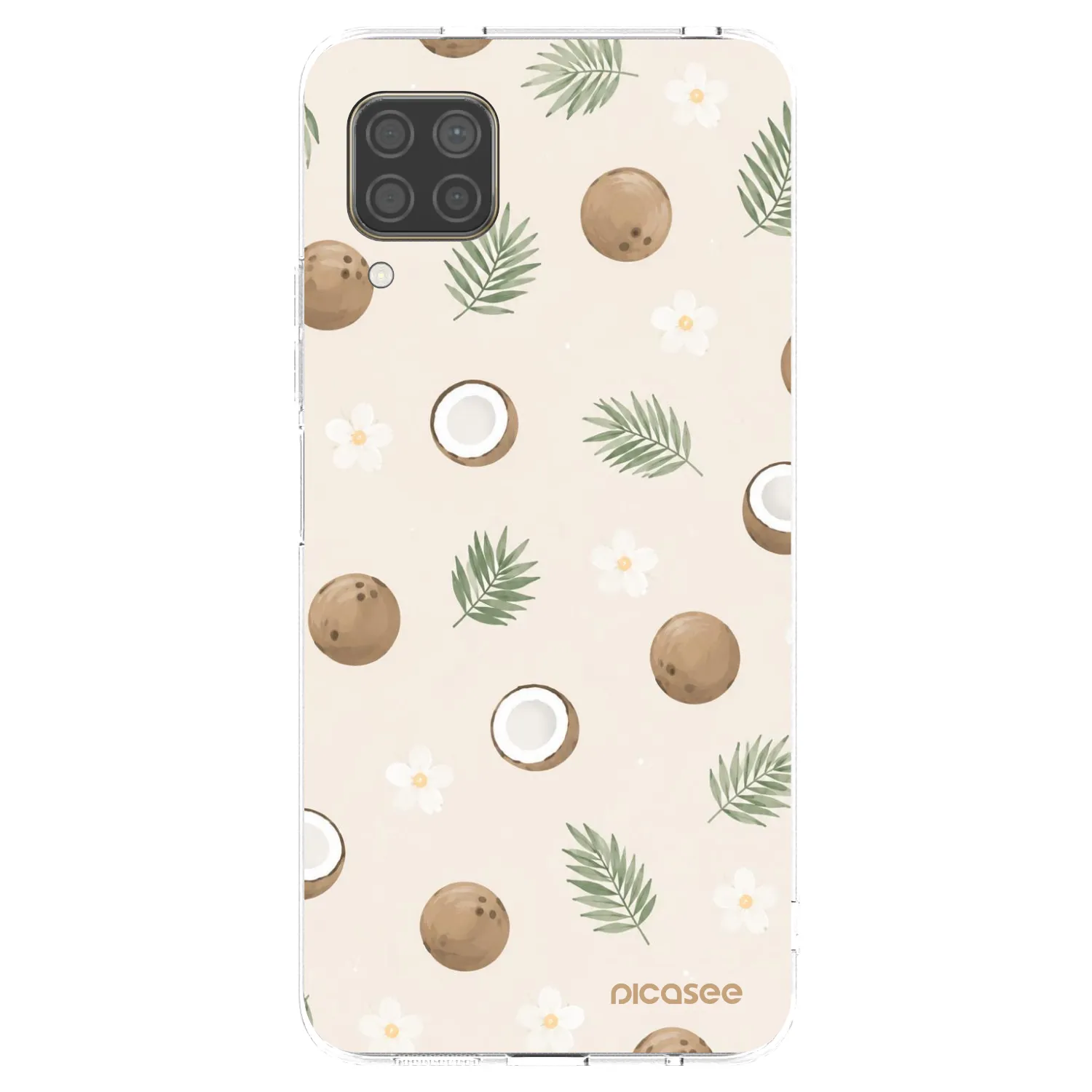 Picasee διαφανής θήκη σιλικόνης Huawei P40 Lite - Coconut Breeze