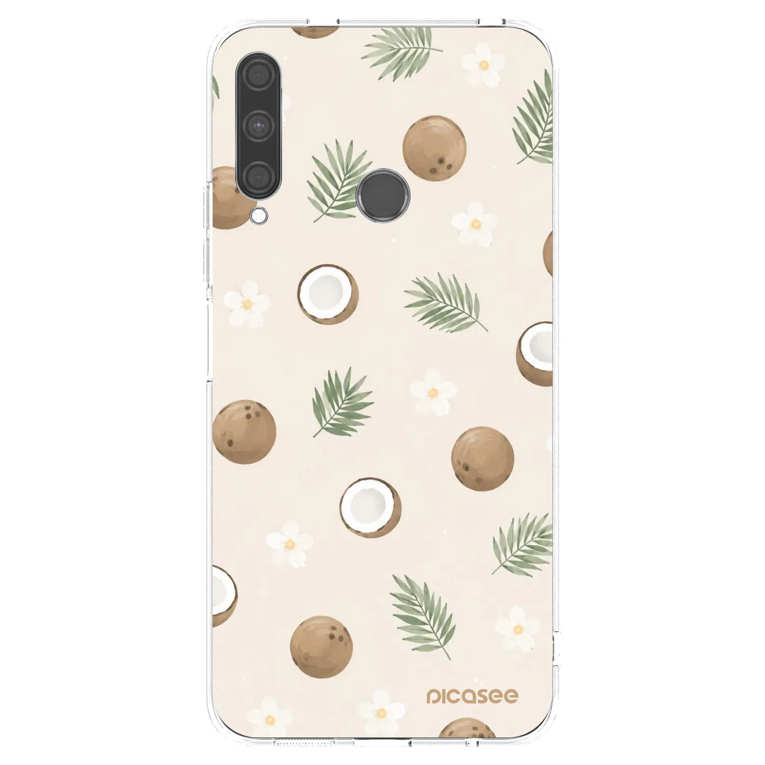 Picasee διαφανής θήκη σιλικόνης Huawei P40 Lite E - Coconut Breeze