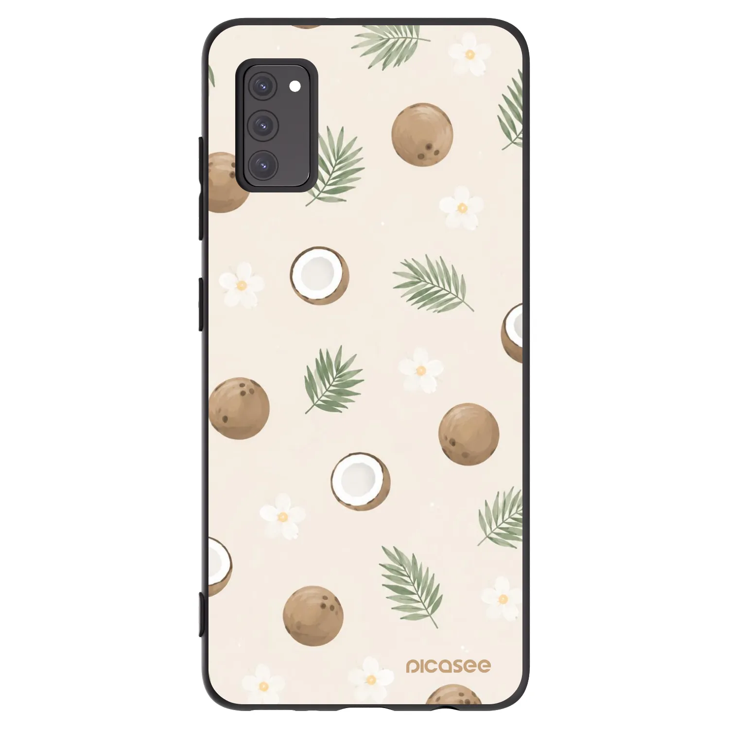 Picasee Μαύρη θήκη σιλικόνης για Samsung Galaxy A41 A415F - Coconut Breeze