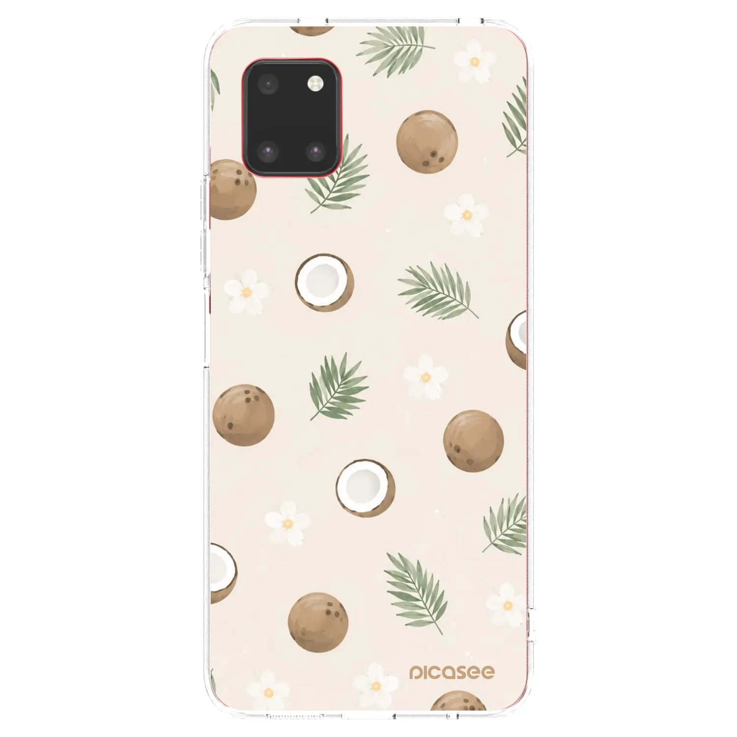 Picasee διαφανής θήκη σιλικόνης Samsung Galaxy Note 10 Lite N770F - Coconut Breeze