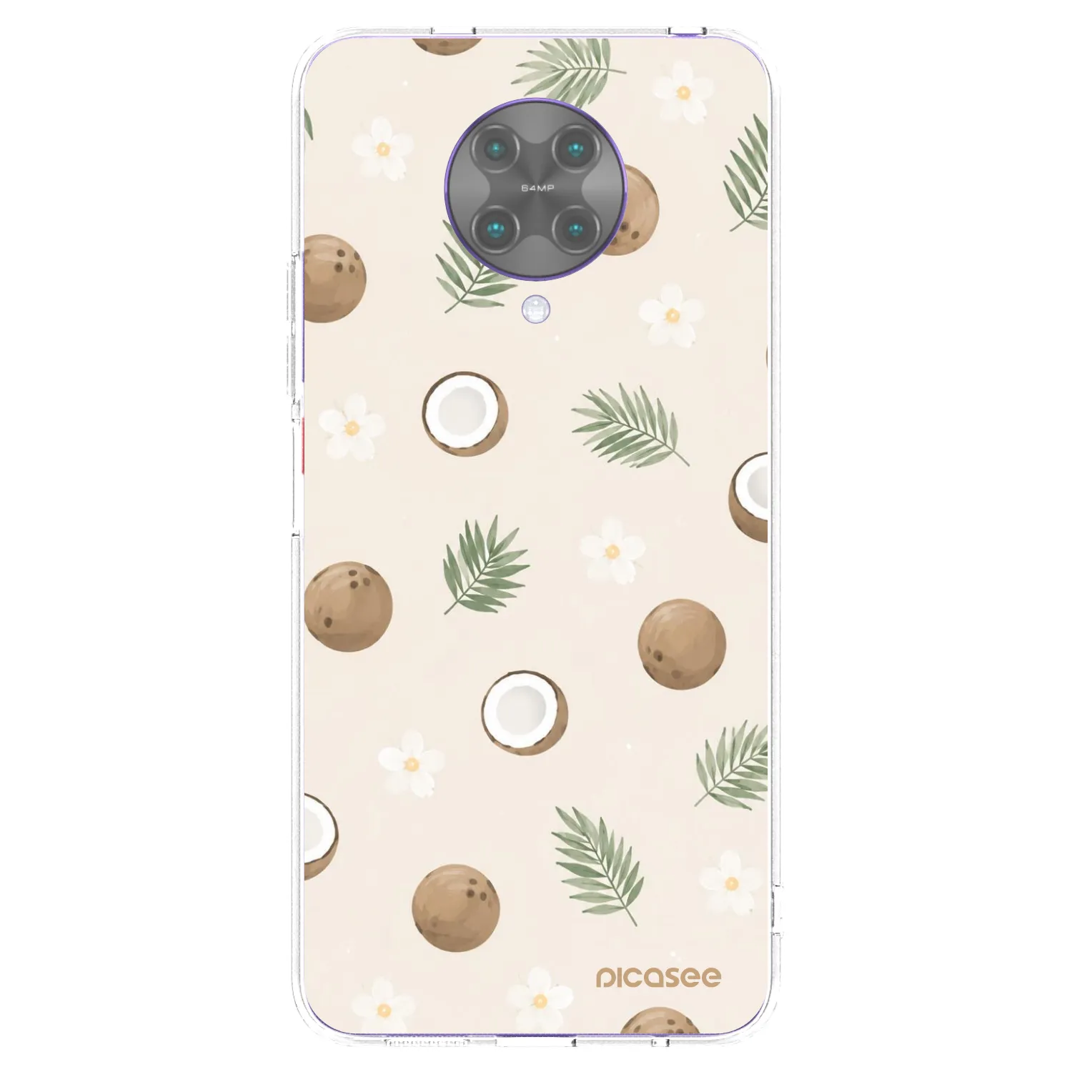 Picasee διαφανής θήκη σιλικόνης Xiaomi Poco F2 Pro - Coconut Breeze