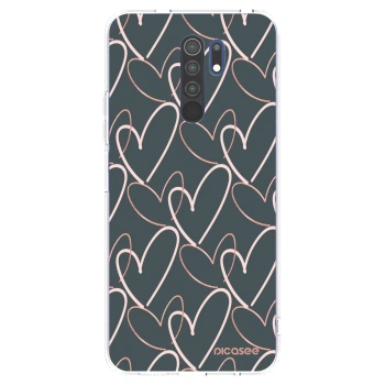 Picasee διαφανής θήκη σιλικόνης Xiaomi Redmi 9 - Lots of love