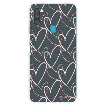 Picasee διαφανής θήκη σιλικόνης Samsung Galaxy M11 - Lots of love
