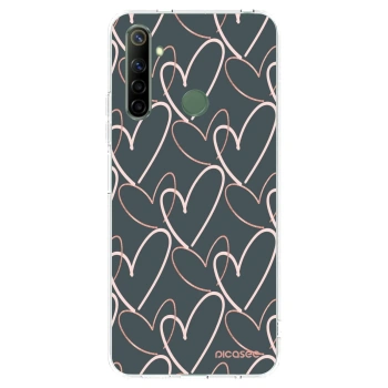 Picasee διαφανής θήκη σιλικόνης Realme 6i - Lots of love