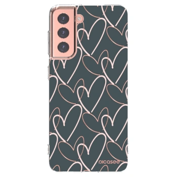 Picasee διαφανής θήκη σιλικόνης Samsung Galaxy S21 5G G991B - Lots of love
