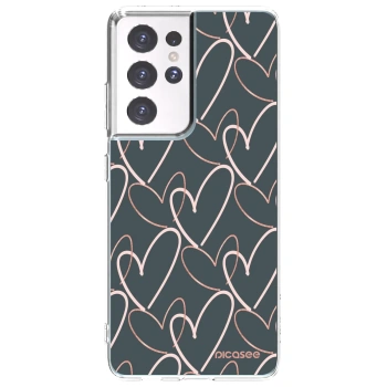Picasee διαφανής θήκη σιλικόνης Samsung Galaxy S21 Ultra 5G G998B - Lots of love