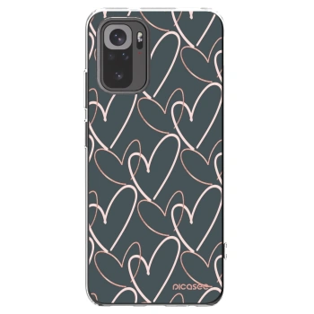 Picasee διαφανής θήκη σιλικόνης Xiaomi Redmi Note 10S - Lots of love