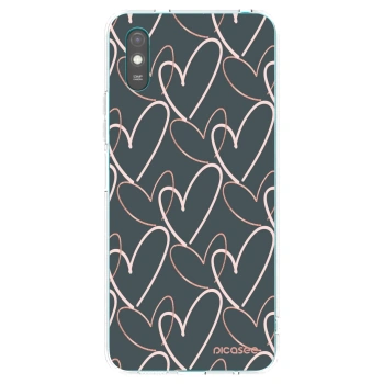 Picasee διαφανής θήκη σιλικόνης Xiaomi Redmi 9AT - Lots of love