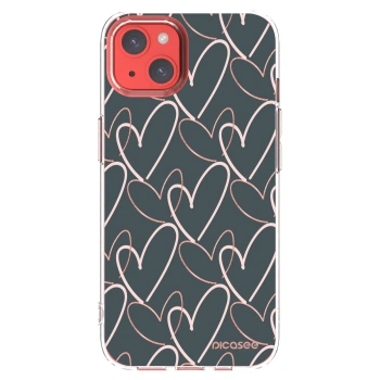 Picasee διαφανής θήκη σιλικόνης Apple iPhone 13 - Lots of love