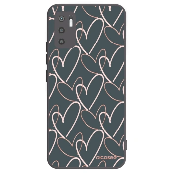 Picasee Μαύρη θήκη σιλικόνης για Xiaomi Redmi Note 10 5G - Lots of love