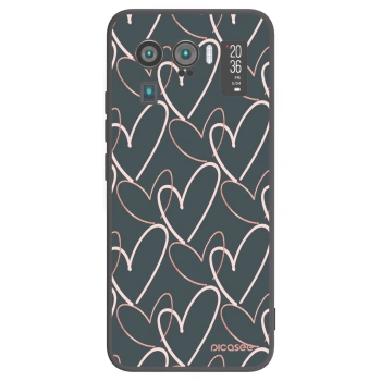 Picasee Μαύρη θήκη σιλικόνης για Xiaomi Mi 11 Ultra - Lots of love