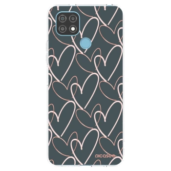 Picasee διαφανής θήκη σιλικόνης Realme C21 - Lots of love