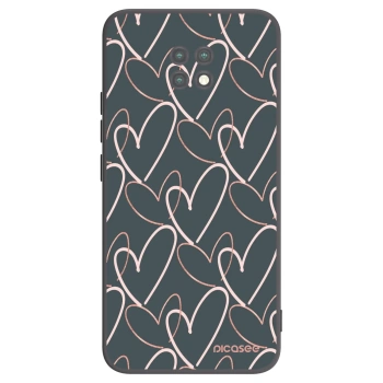 Picasee Μαύρη θήκη σιλικόνης για Xiaomi Redmi Note 9T - Lots of love