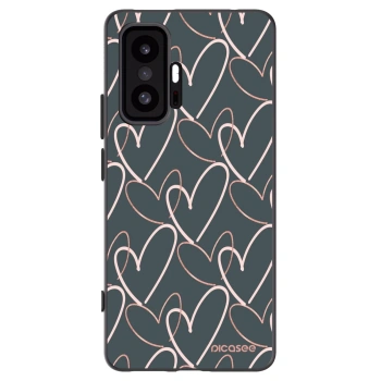 Picasee Μαύρη θήκη σιλικόνης για Xiaomi 11T Pro - Lots of love