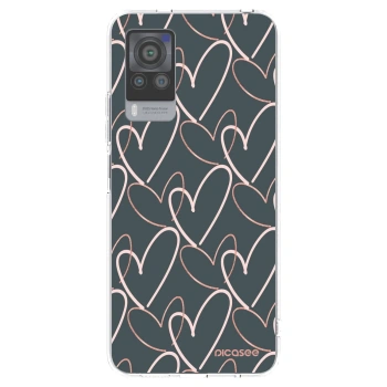 Picasee διαφανής θήκη σιλικόνης Vivo X60 Pro 5G - Lots of love