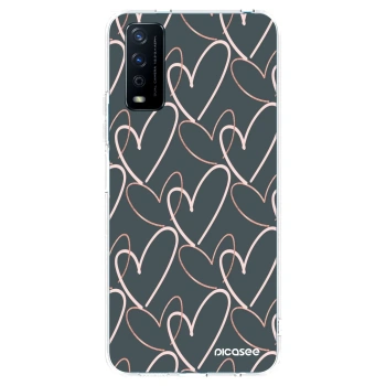 Picasee διαφανής θήκη σιλικόνης Vivo Y11s - Lots of love