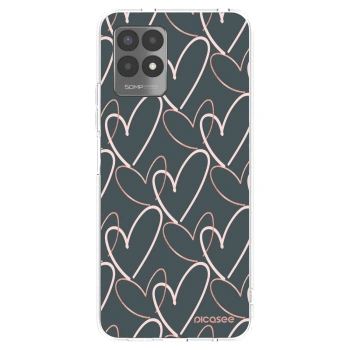 Picasee διαφανής θήκη σιλικόνης Realme 8i - Lots of love