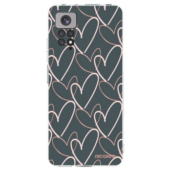 Picasee διαφανής θήκη σιλικόνης Xiaomi Redmi Note 11S 4G - Lots of love