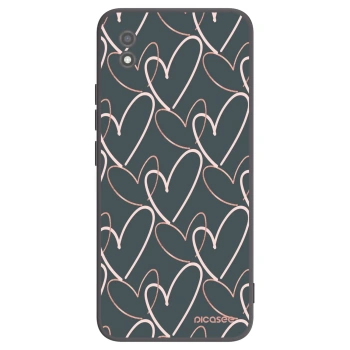 Picasee Μαύρη θήκη σιλικόνης για Realme C11 (2021) - Lots of love