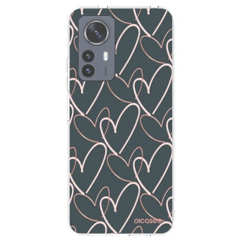 Picasee διαφανής θήκη σιλικόνης Xiaomi 12 Pro - Lots of love