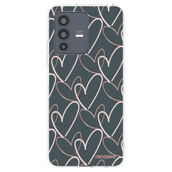 Picasee διαφανής θήκη σιλικόνης Vivo V23 5G - Lots of love