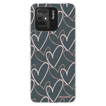 Picasee διαφανής θήκη σιλικόνης Xiaomi Redmi 10C - Lots of love