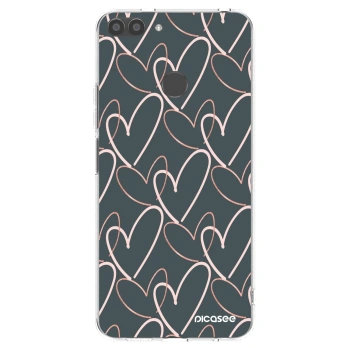 Picasee διαφανής θήκη σιλικόνης Huawei P Smart - Lots of love
