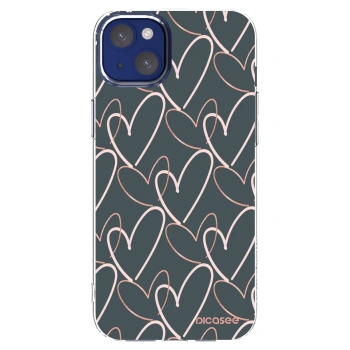 Picasee διαφανής θήκη σιλικόνης Apple iPhone 14 Plus - Lots of love