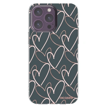 Picasee διαφανής θήκη σιλικόνης Apple iPhone 14 Pro Max - Lots of love