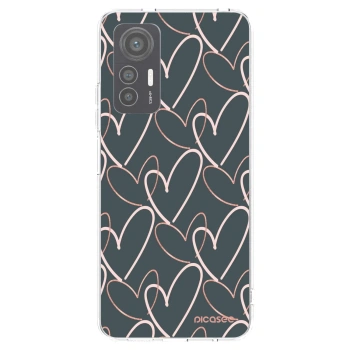 Picasee διαφανής θήκη σιλικόνης Xiaomi 12 Lite - Lots of love