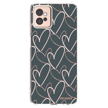 Picasee διαφανής θήκη σιλικόνης Motorola Moto G32 - Lots of love