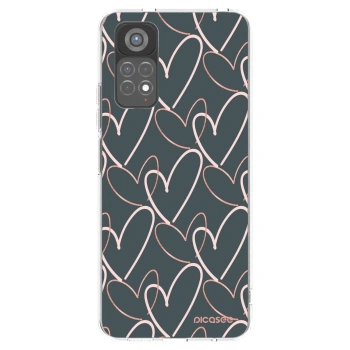 Picasee διαφανής θήκη σιλικόνης Xiaomi Redmi Note 11S 5G - Lots of love