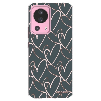 Picasee διαφανής θήκη σιλικόνης Xiaomi 13 Lite - Lots of love