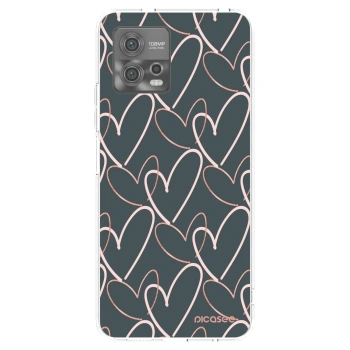 Picasee διαφανής θήκη σιλικόνης Motorola Moto G72 - Lots of love
