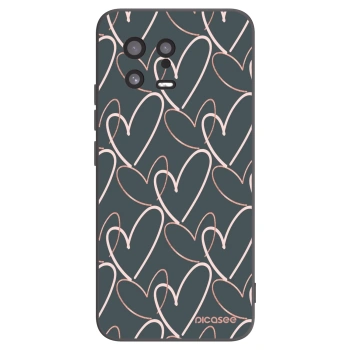 Picasee Μαύρη θήκη σιλικόνης για Xiaomi 13 - Lots of love