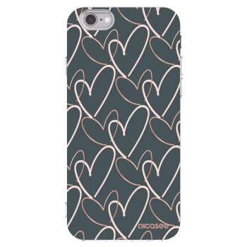 Picasee διαφανής θήκη σιλικόνης Apple iPhone 6/6S - Lots of love