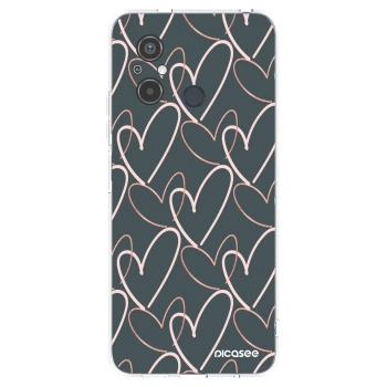 Picasee διαφανής θήκη σιλικόνης Xiaomi Redmi 12C - Lots of love