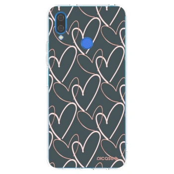 Picasee διαφανής θήκη σιλικόνης Huawei Nova 3 - Lots of love