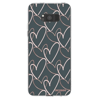 Picasee διαφανής θήκη σιλικόνης Samsung Galaxy S8 G950F - Lots of love