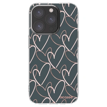 Picasee διαφανής θήκη σιλικόνης Apple iPhone 15 Pro - Lots of love