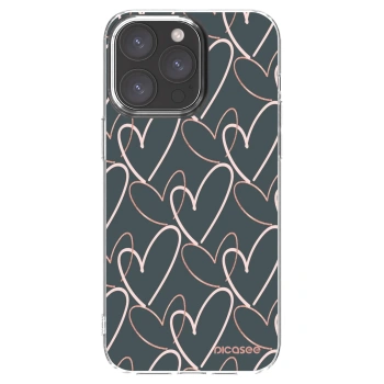 Picasee διαφανής θήκη σιλικόνης Apple iPhone 15 Pro Max - Lots of love