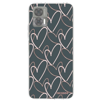 Picasee διαφανής θήκη σιλικόνης Motorola Edge 30 Neo - Lots of love