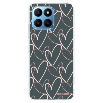 Picasee διαφανής θήκη σιλικόνης Honor 70 Lite - Lots of love