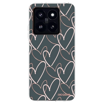 Picasee διαφανής θήκη σιλικόνης Xiaomi 14 Pro - Lots of love