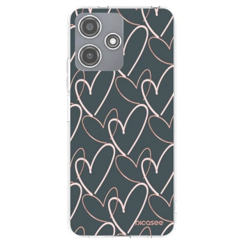 Picasee διαφανής θήκη σιλικόνης Xiaomi Redmi 12 5G - Lots of love